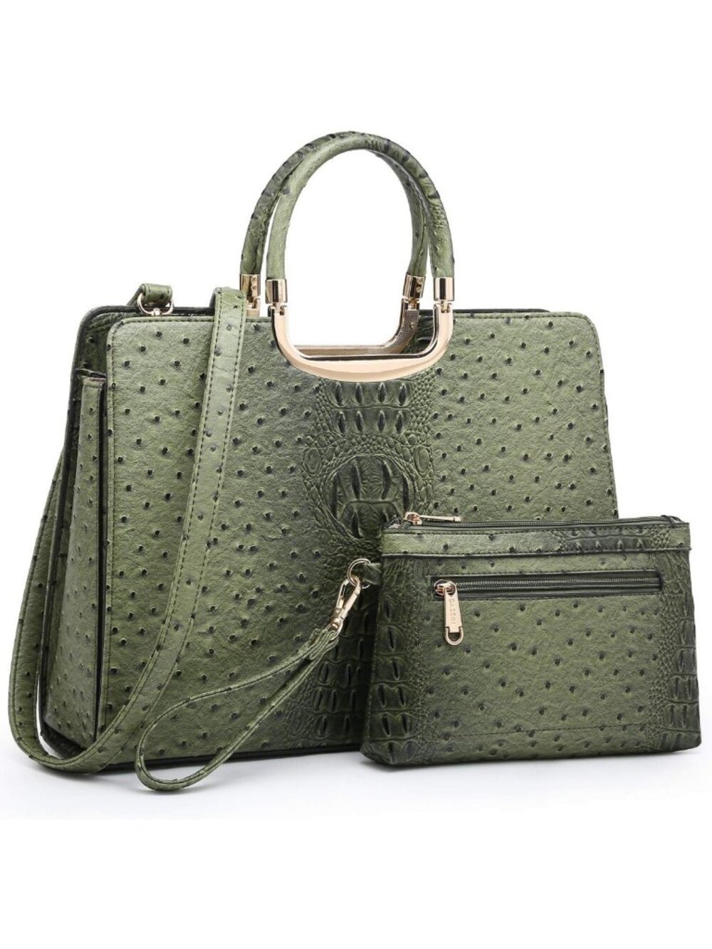 Stylish Women's Top Handle Tote Bag & Matching Wallet - Versatile Work Purse